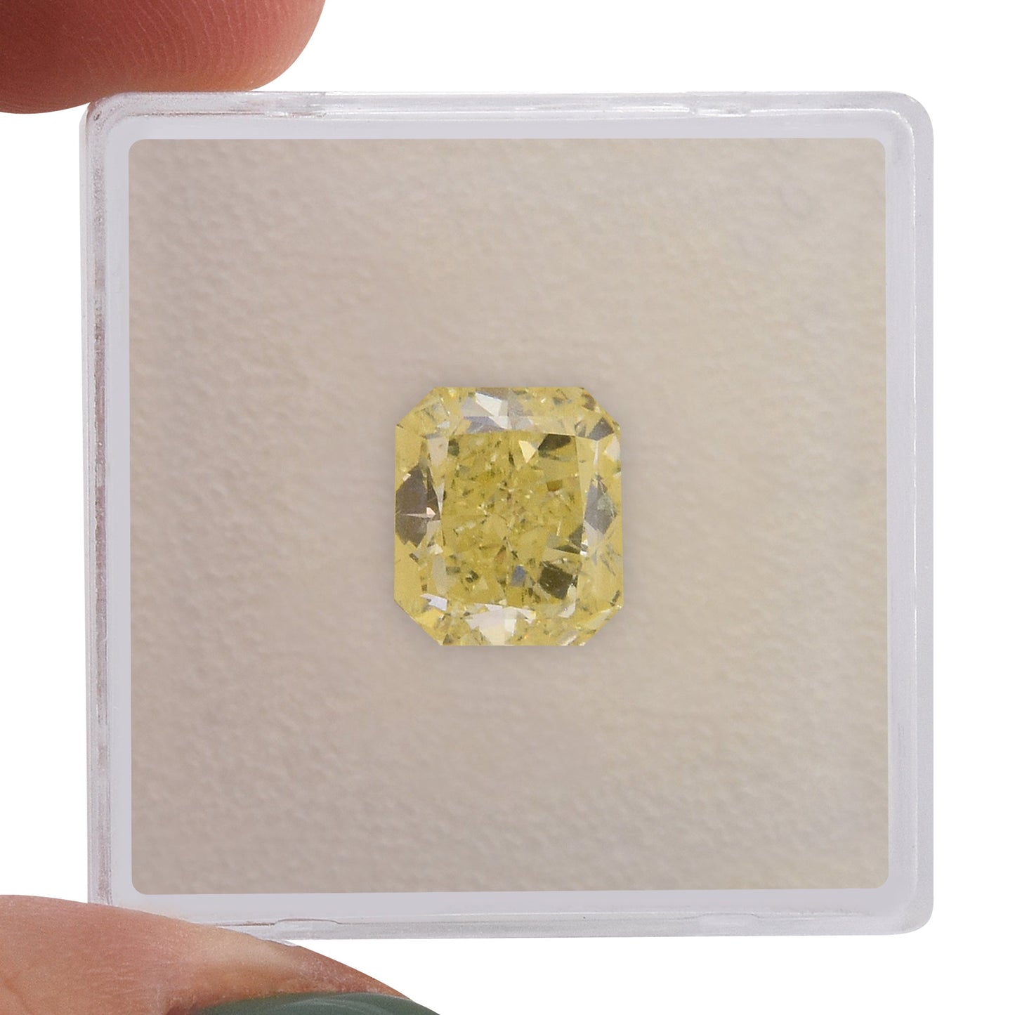 3.06 Carat Light Yellow Radiant Diamond (SI2) GIA