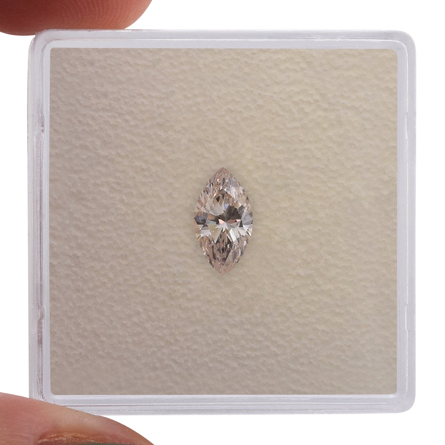 0.57 Carat Faint Pink Marquise Diamond (SI2) GIA