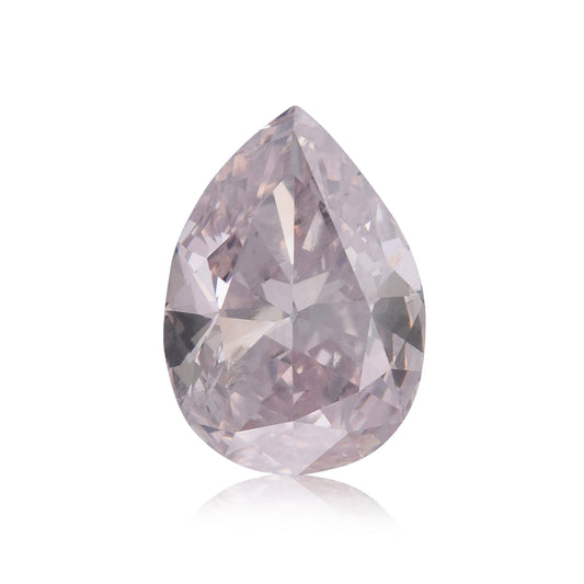 0.84 Carat Fancy Light Pink Pear Diamond (I1) GIA