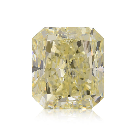 3,05 Karat Fancy Light Yellow Radiant SI2 GIA