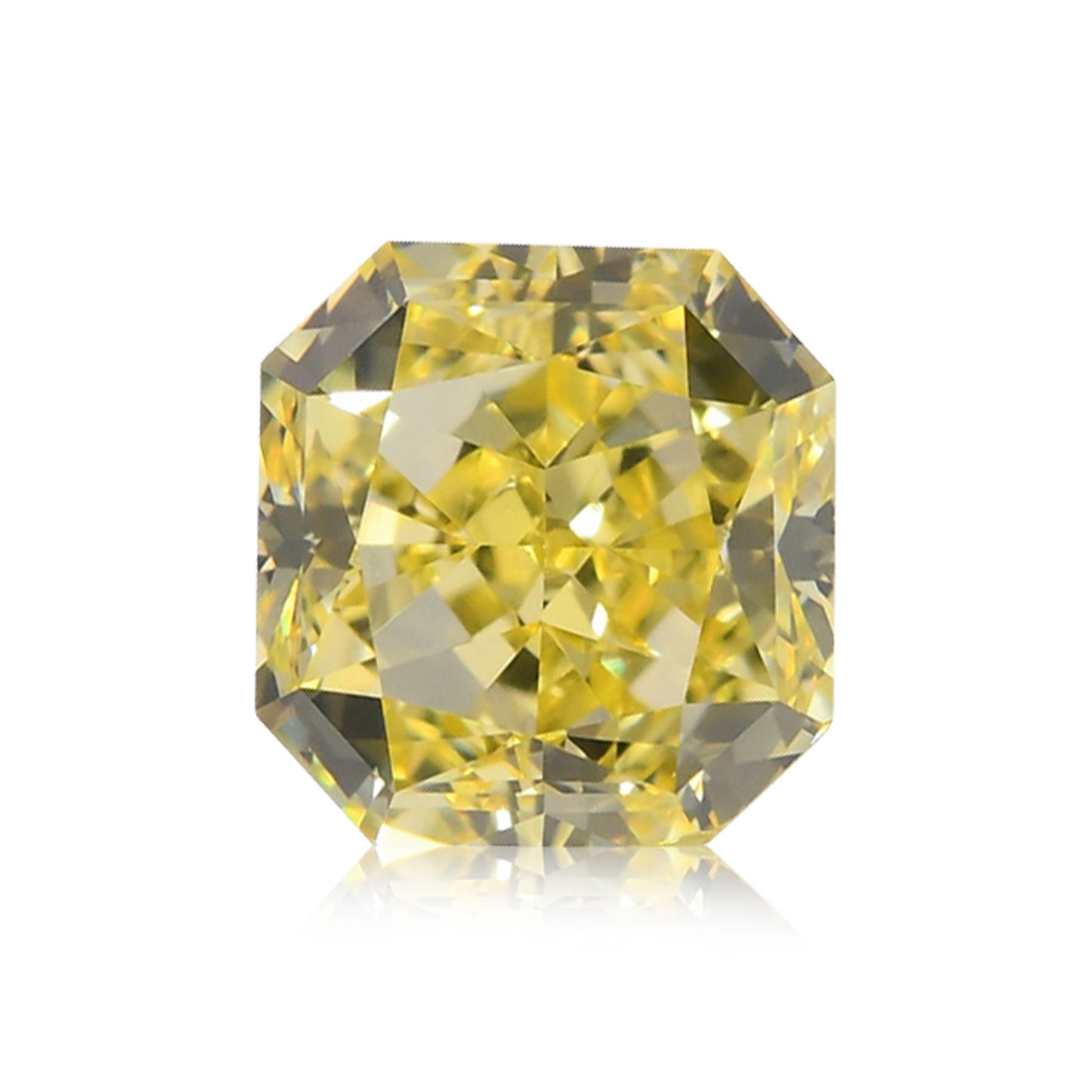 0,91 Karat Fancy Yellow Radiant VS1 GIA