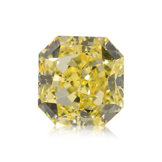 0,91 Karat Fancy Yellow Radiant VS1 GIA