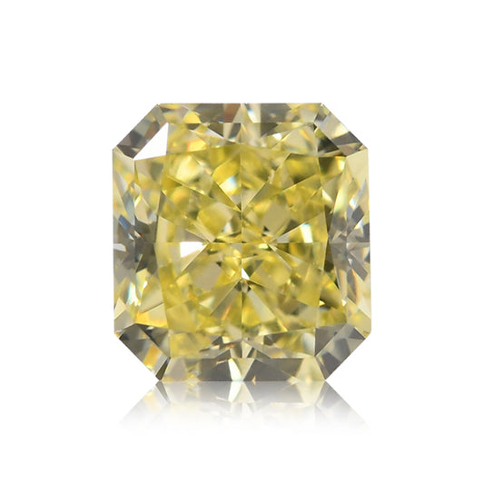 0,61 Karat Fancy Yellow Radiant VVS2 GIA