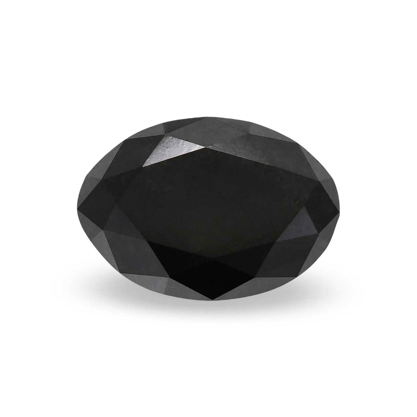 3,19 Karat Fancy Black Oval Diamond GIA