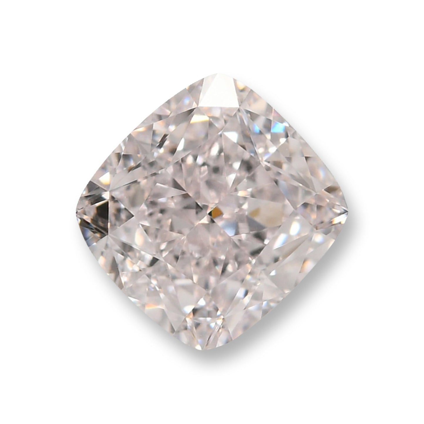 1.59 Carat Very Light Pink Cushion Diamond VVS1 GIA