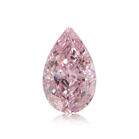 0,40 Karat Fancy Intense Pink Birnenförmiger Diamant VS1 GIA
