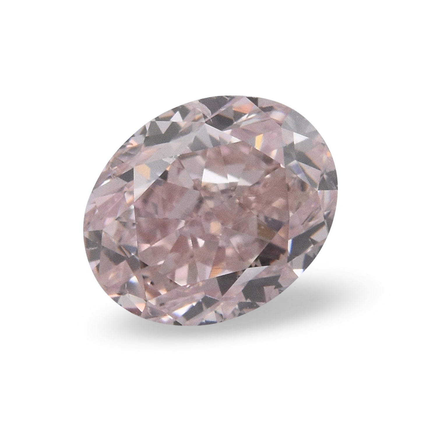 0.70 Carat Fancy Brownish Pink Oval Diamond SI2 GIA