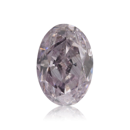 0,50 Karat Fancy Brownish Purplish Pink Oval Diamond SI2 GIA
