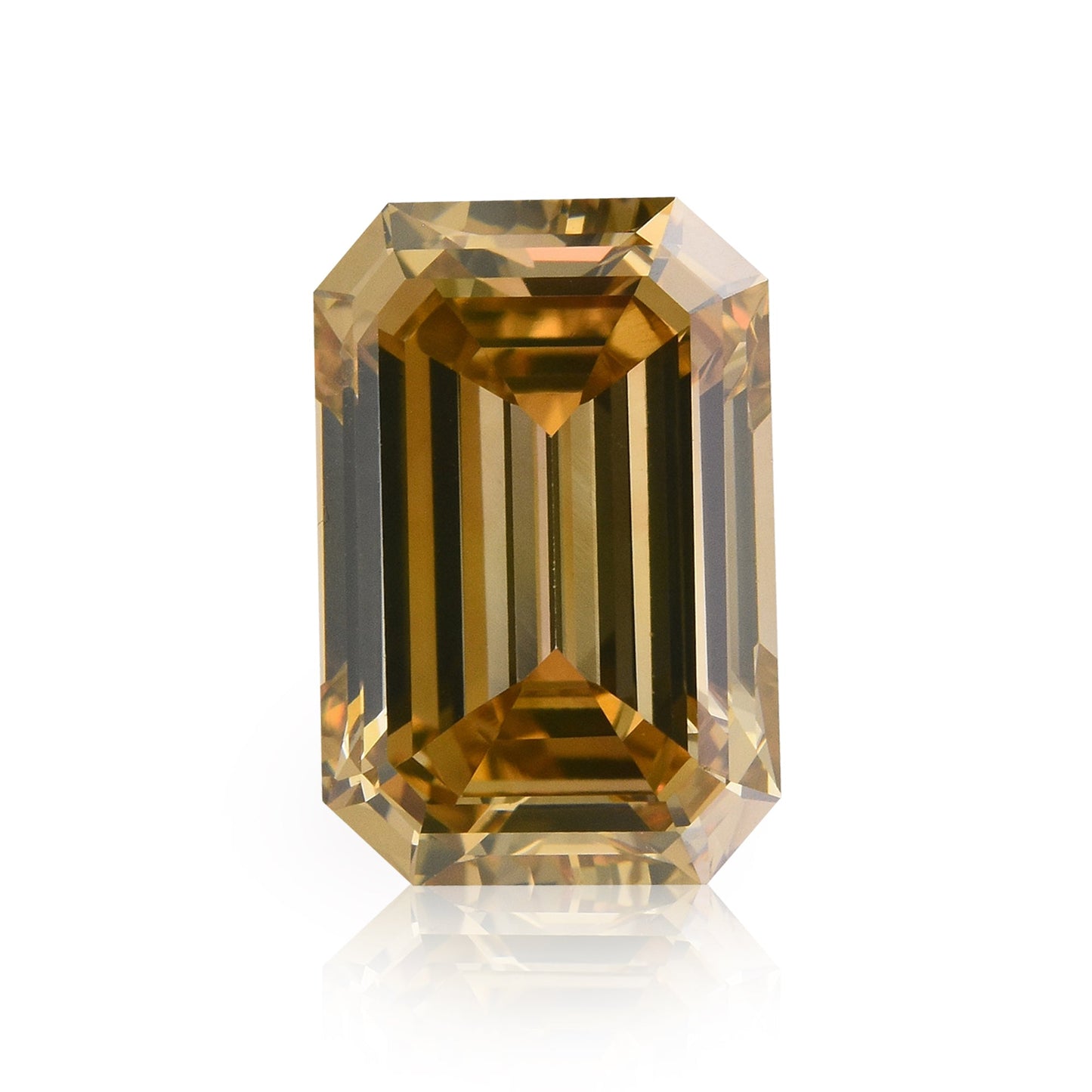 2,79 Karat Fancy Dark Yellowish Brown Emerald Diamond VS2 GIA