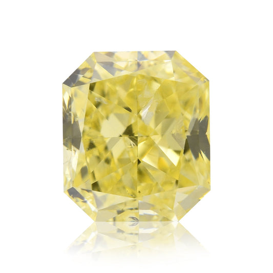1,00 Karat Fancy Intense Yellow Radiant (I1) GIA
