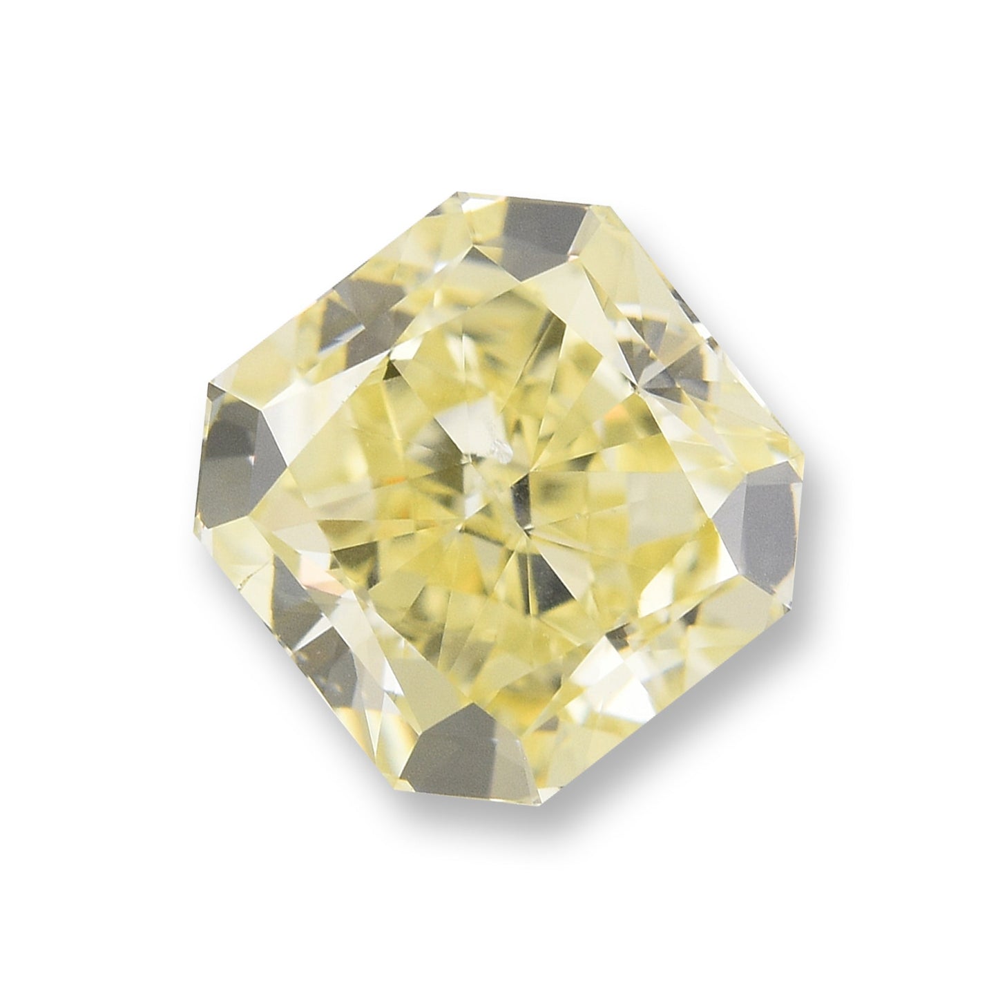 1.15 Carat Fancy Yellow Radiant Diamond SI2 GIA