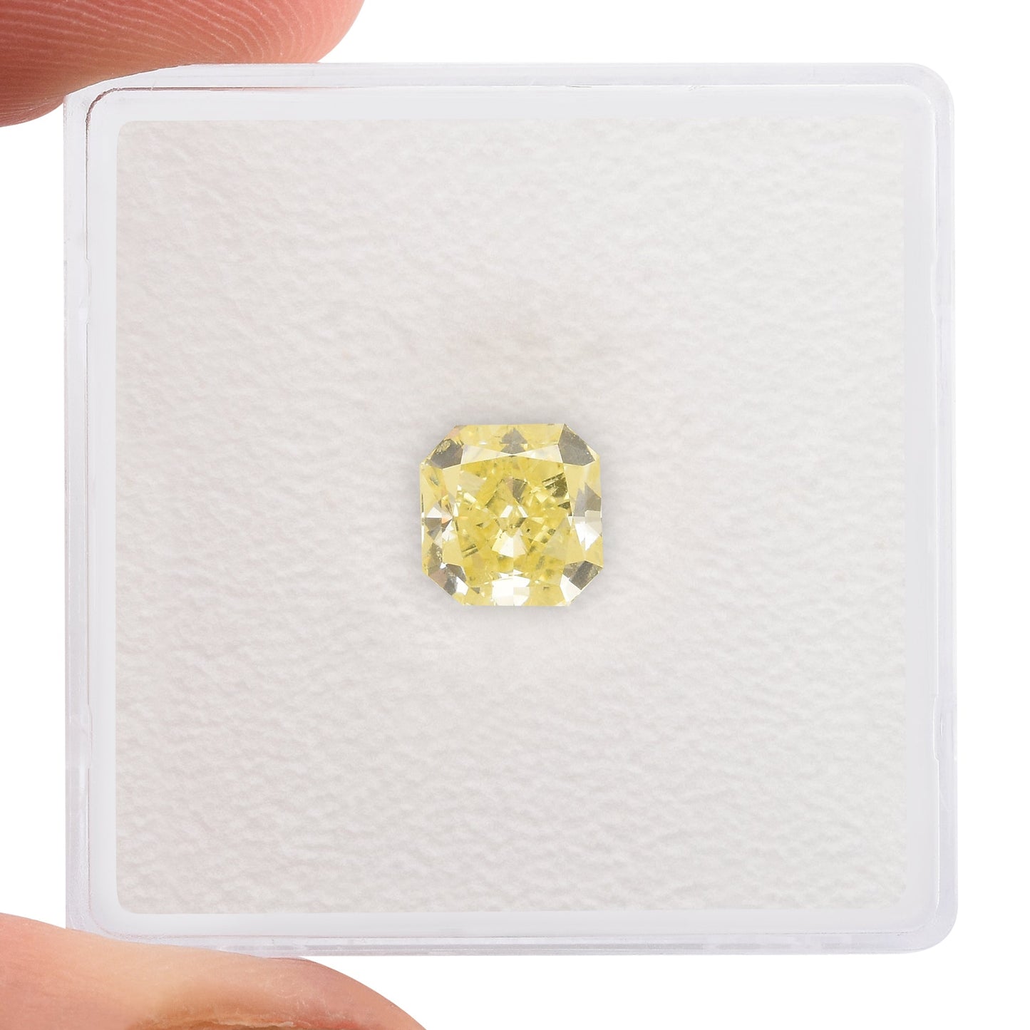 1.15 Carat Fancy Yellow Radiant Diamond SI2 GIA