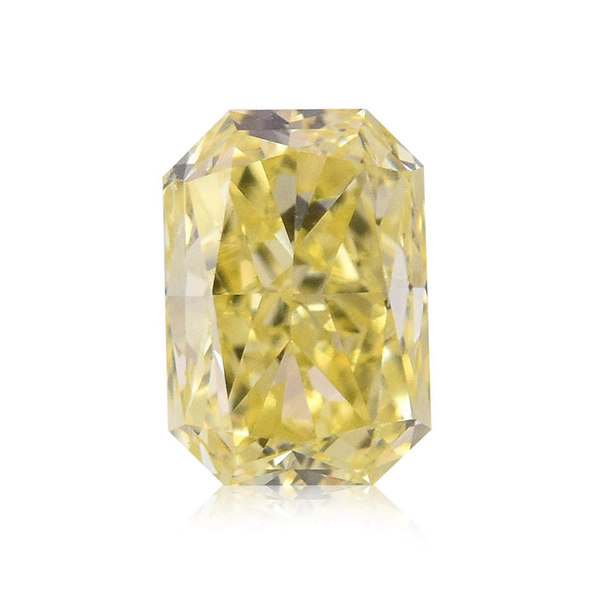 0,47 Karat Fancy Yellow Radiant (VS1)