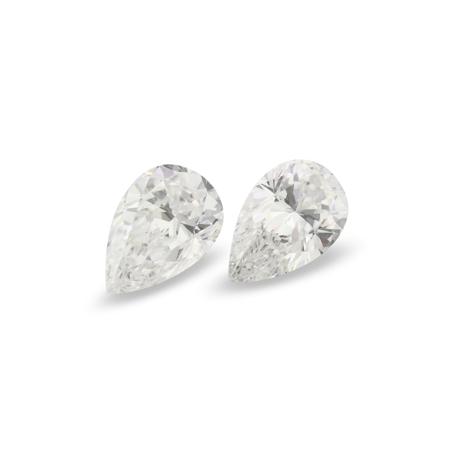 0.91 Carat F+ Pear Diamonds (VS)