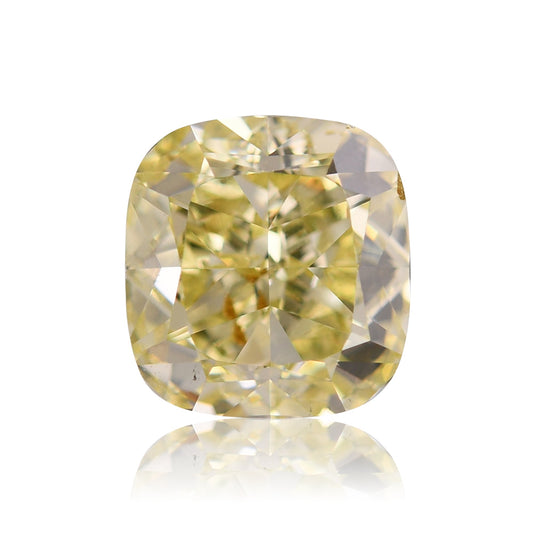 2,51 Karat Fancy Yellow Cushion Diamant SI1 GIA