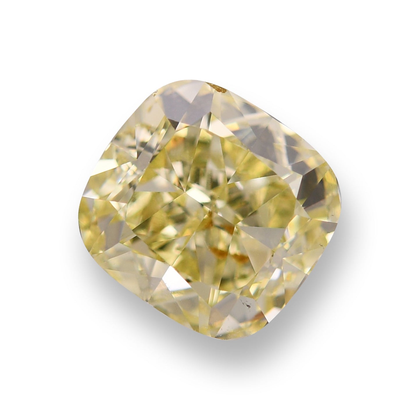 2,51 Karat Fancy Yellow Cushion Diamant SI1 GIA