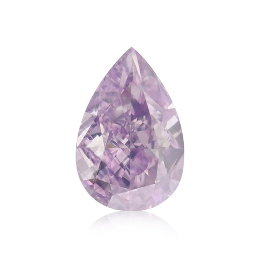 0,25 Karat Fancy Intense Pinkish Purple Birnenförmiger Diamant SI1 GIA
