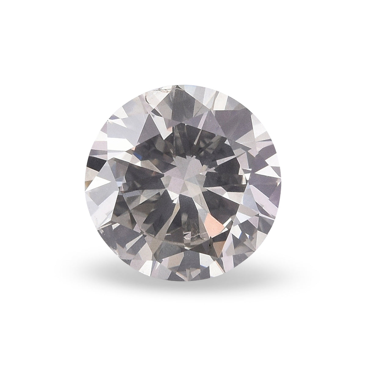 0.93 Carat Fancy Gray Round Diamond I1 GIA