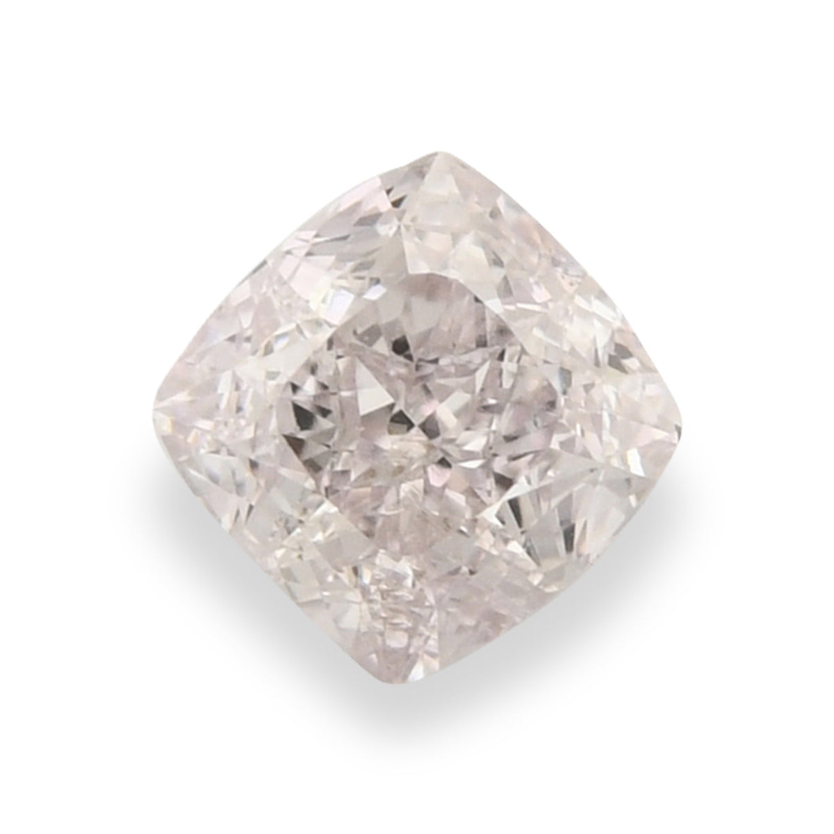 0,70 Karat sehr hellrosa Kissen-Diamant SI1 GIA