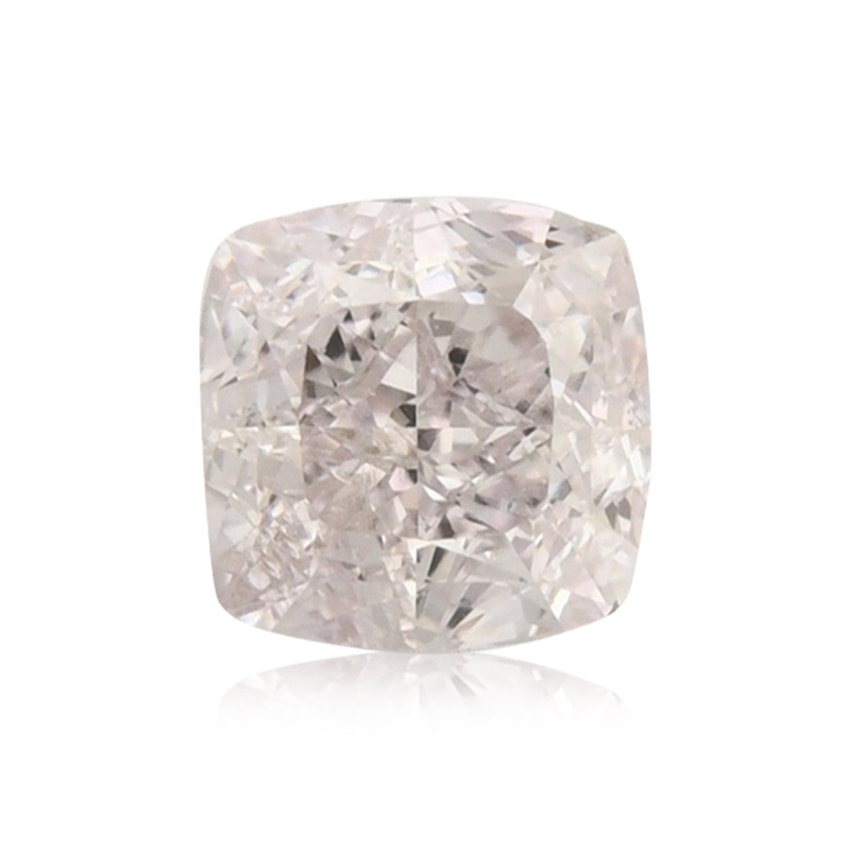 0,70 Karat sehr hellrosa Kissen-Diamant SI1 GIA