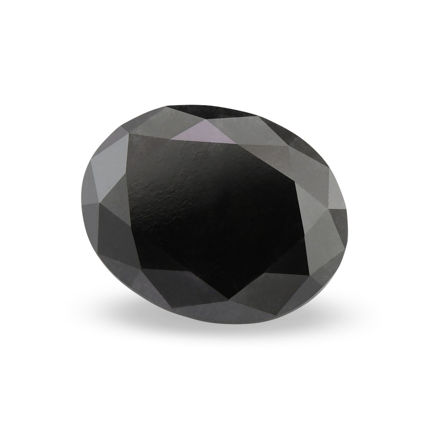 3,79 Karat Fancy Black Oval Diamond GIA