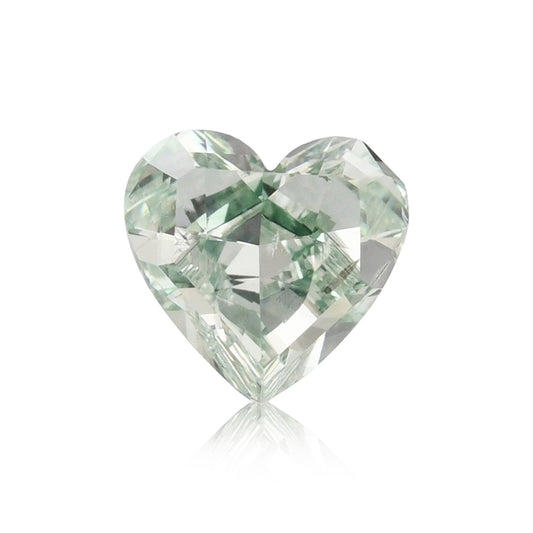 1,06 Karat Fancy Intense Green Heart Diamant SI2 GIA