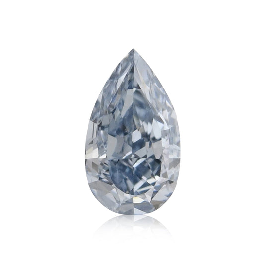 0,25 Karat Fancy Intense Blue Birnenförmiger Diamant VVS1 GIA