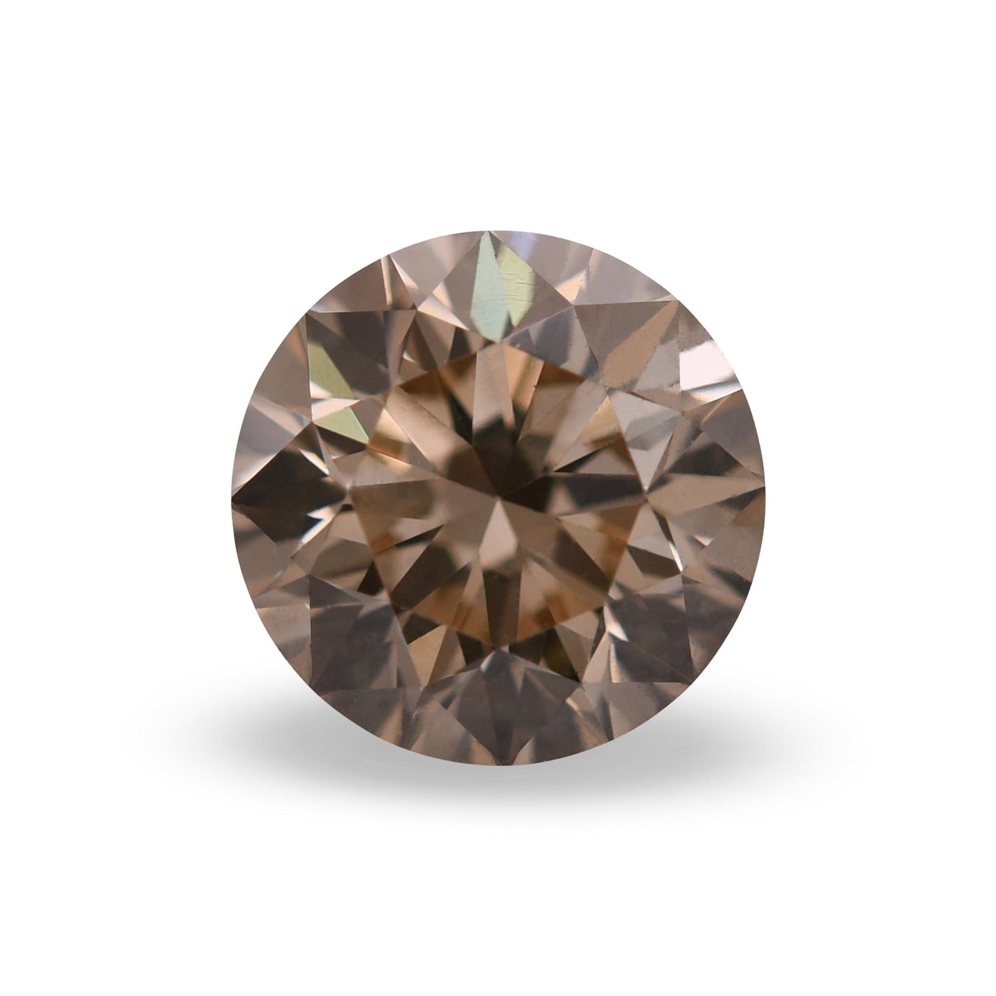 1,50 Karat hellbrauner runder Diamant SI2 GIA