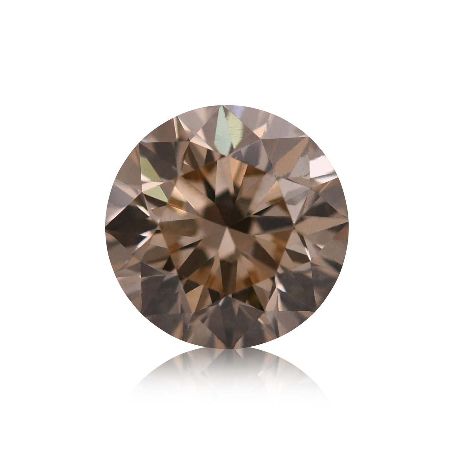 1,50 Karat hellbrauner runder Diamant SI2 GIA