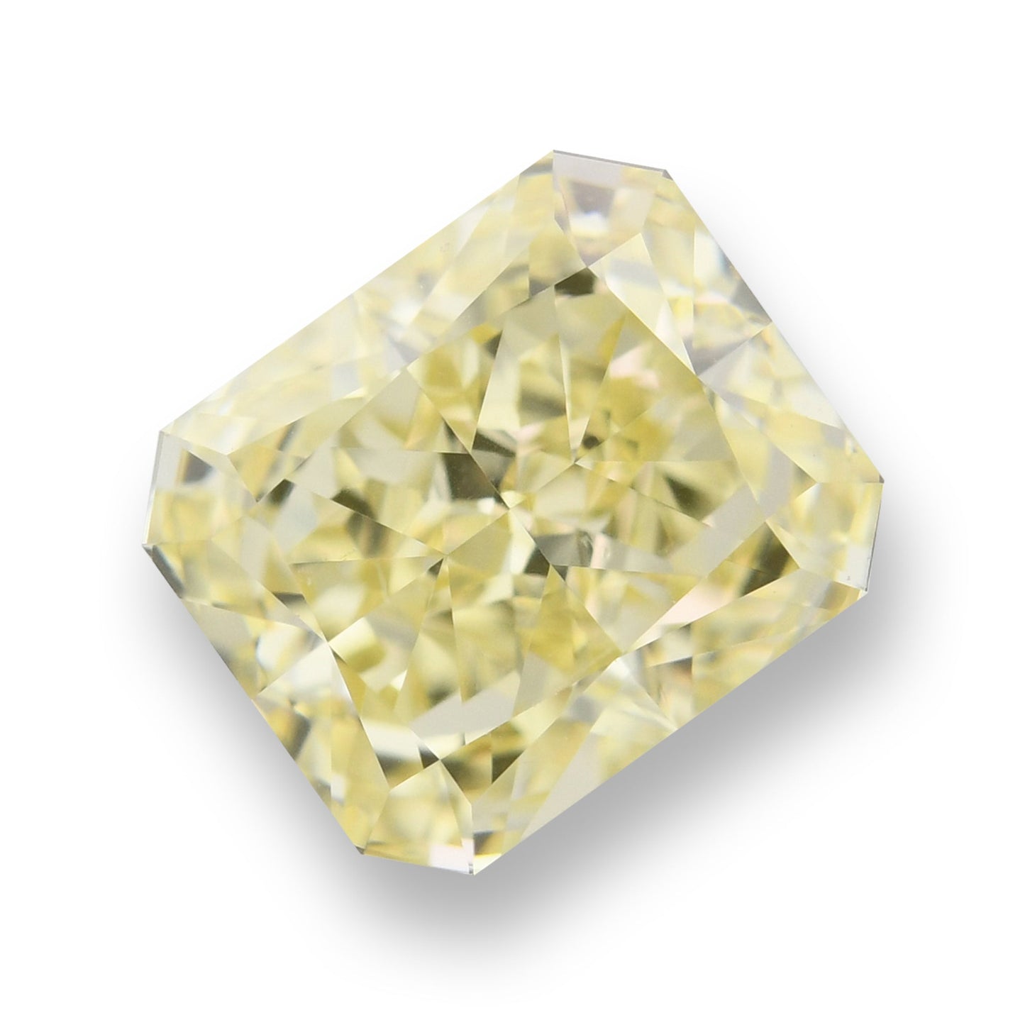 2,17 Karat Fancy Yellow Radiant VVS2 GIA
