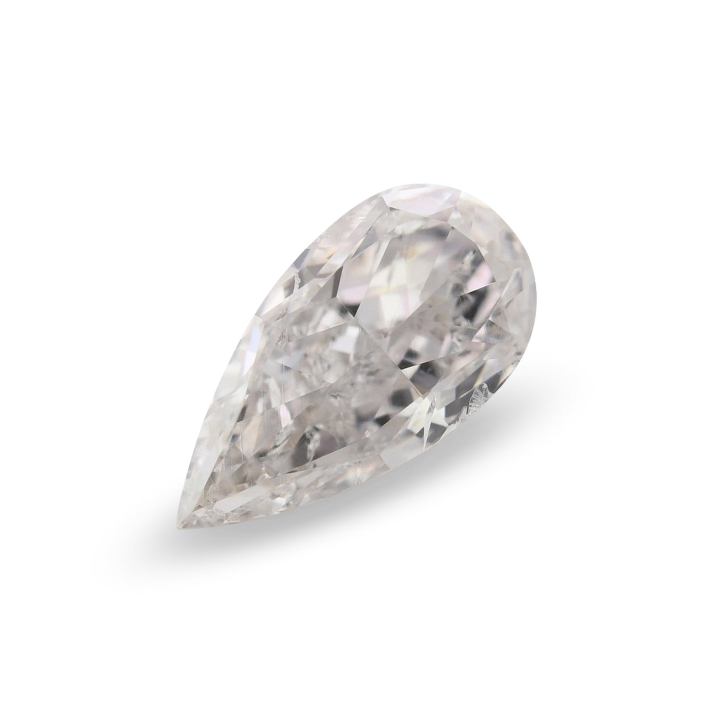1.18 Carat Faint Pink Pear Diamond (I1) GIA