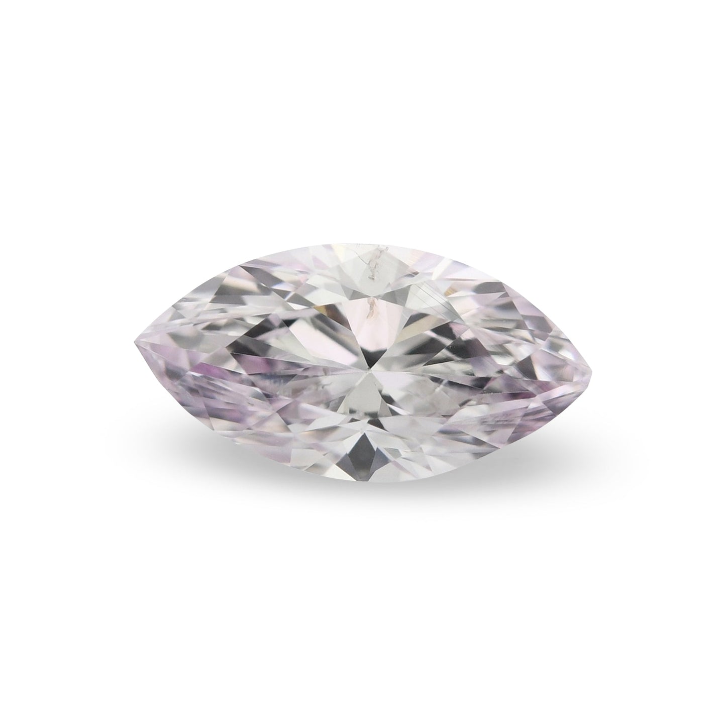 0,41 Karat sehr hellrosa Marquise-Diamant, I1 GIA