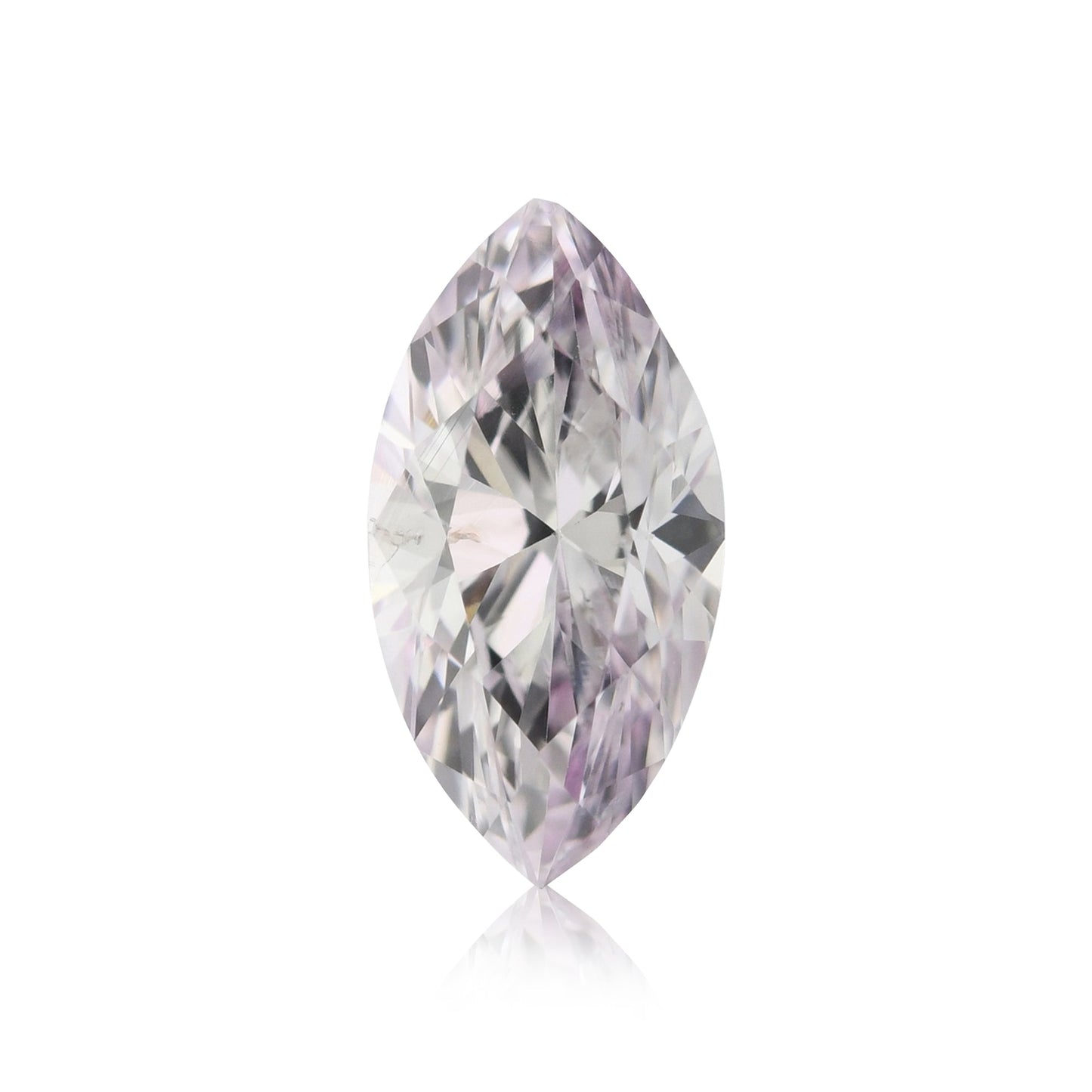 0,41 Karat sehr hellrosa Marquise-Diamant, I1 GIA