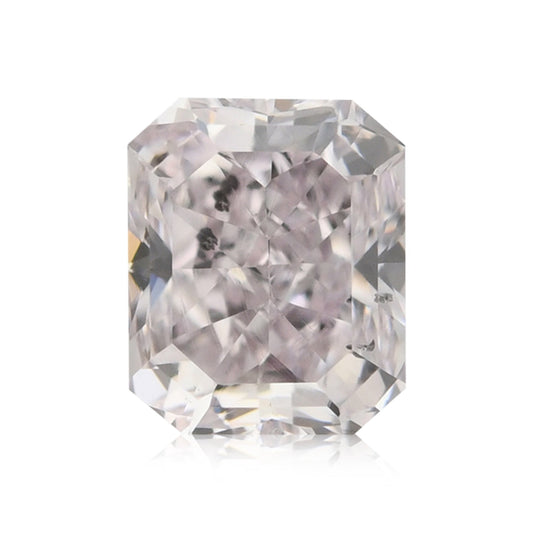 0.67 Carat Very Light Pink Radiant Diamond SI2 GIA