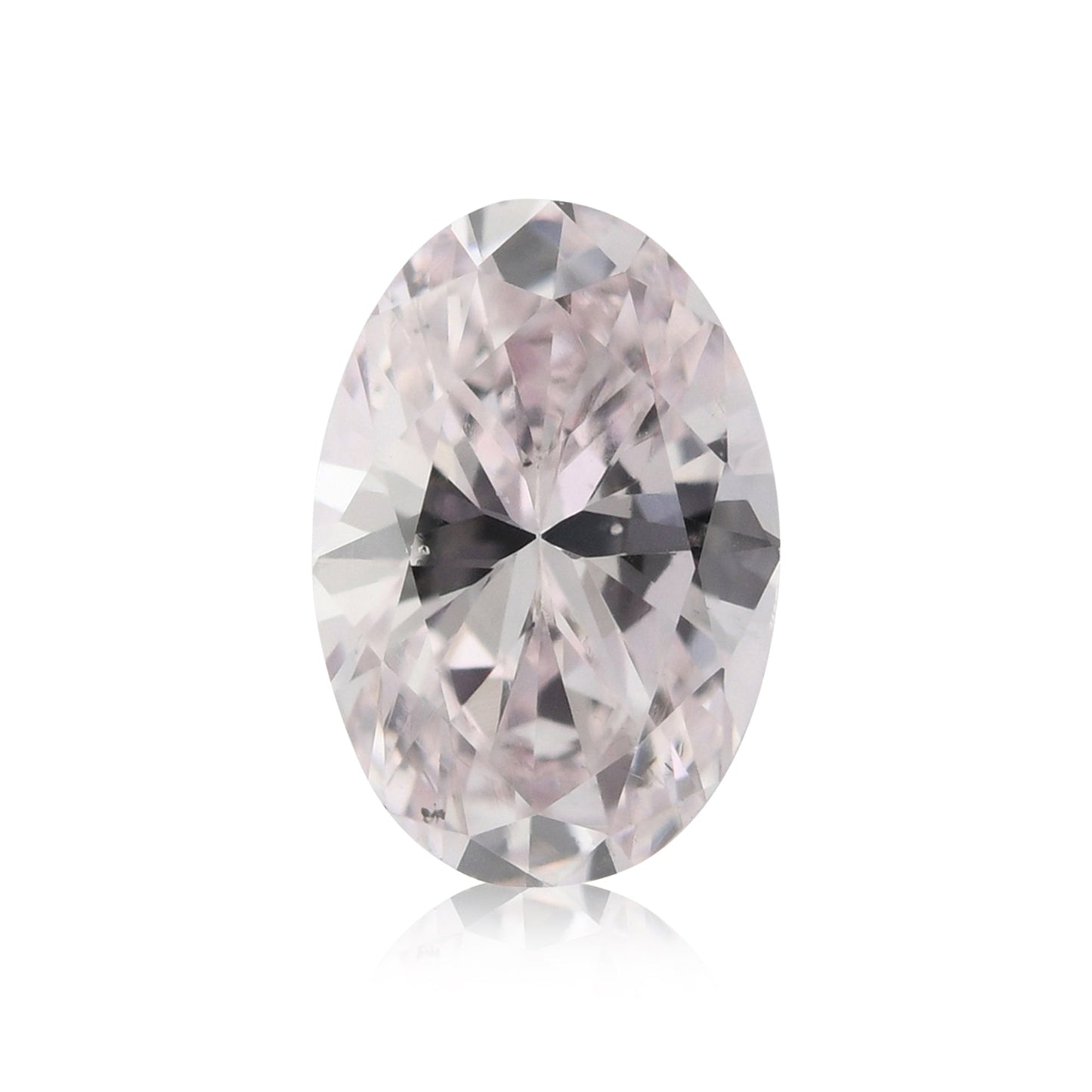 0.42 Carat Light Pink Oval Diamond VS2 GIA