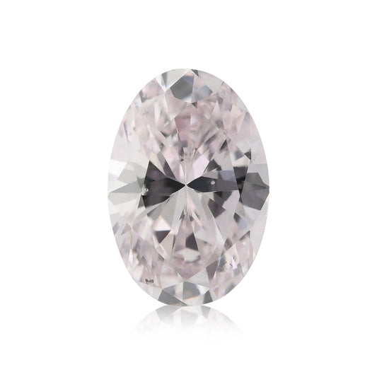 0,42 Karat hellrosa ovaler Diamant VS2 GIA