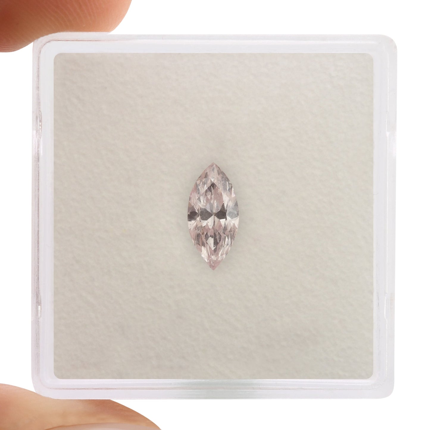 0.48 Carat Light Pink Marquise Diamond SI2 GIA