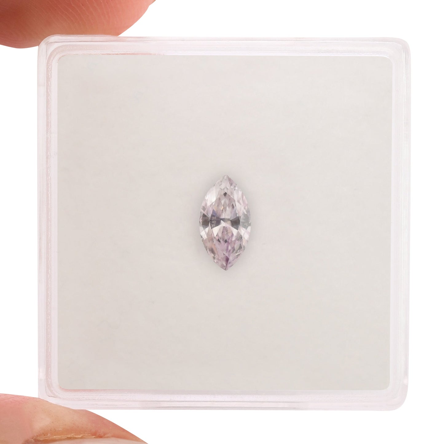 0.36 Carat Fancy Light Purplish Pink Marquise Diamond VS1 GIA