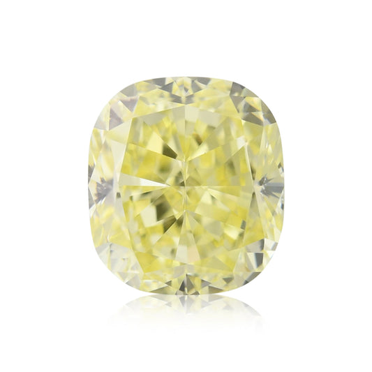 1,87 Karat Fancy Yellow Cushion Diamant IF GIA