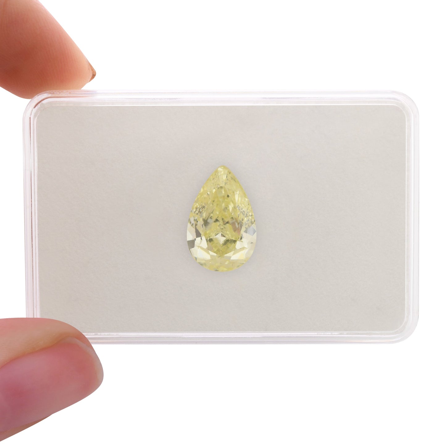 6.42 Carat Y-Z Pear Diamond SI2 GIA