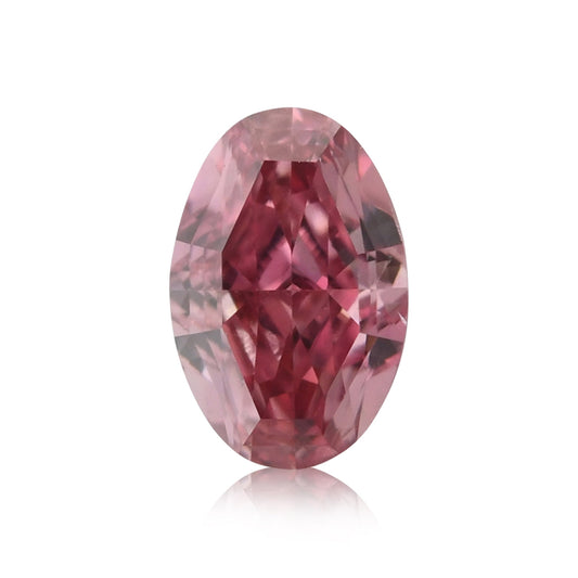 0,20 Karat Fancy Vivid Pink Ovaler Diamant VS2 GIA