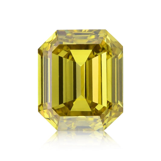 2,02 Karat Fancy Deep Brownish Greenish Yellow Emerald Diamond VS2 GIA