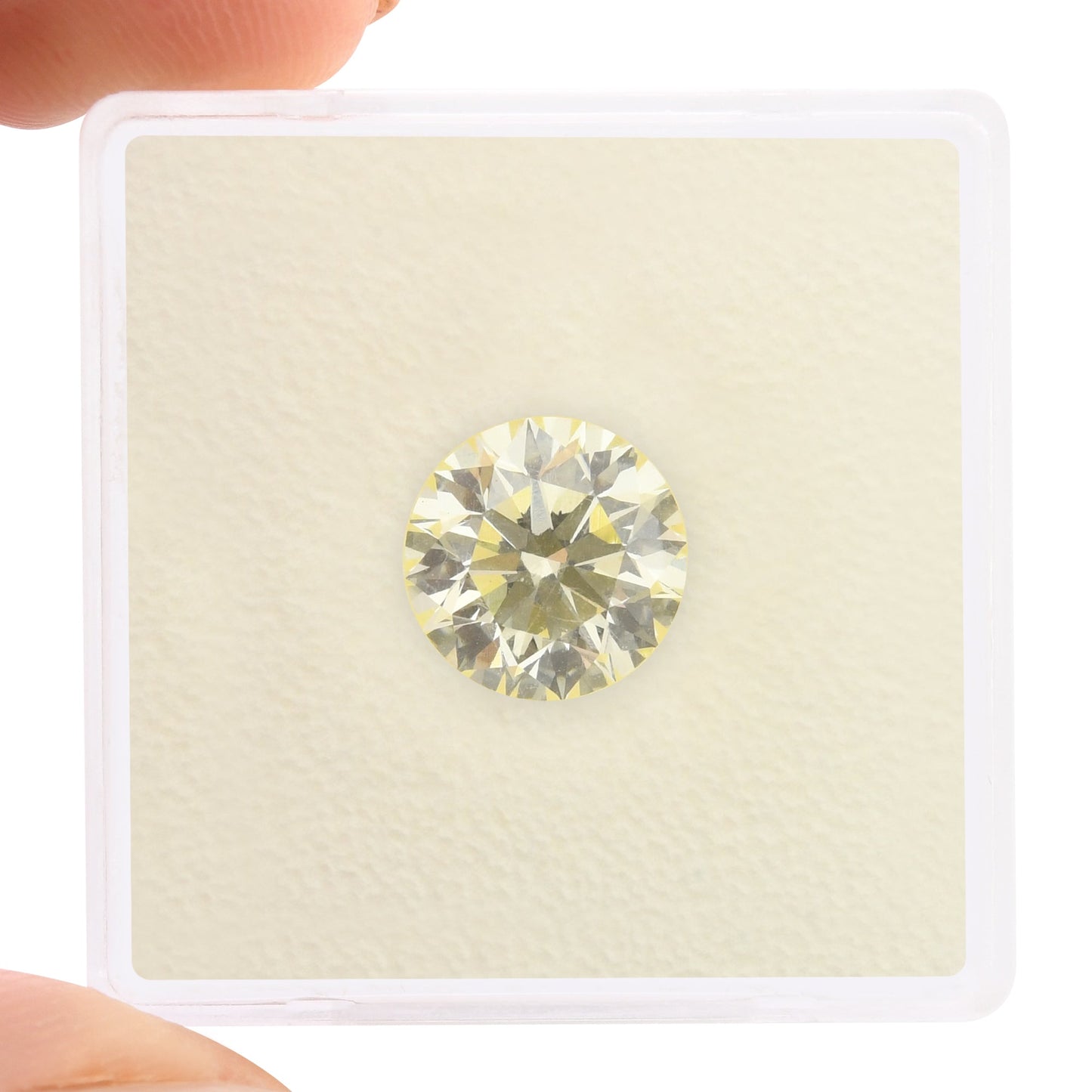 2.35 Carat N Round Brilliant Diamond VVS1 GIA