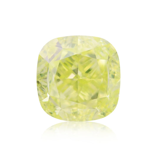 0,50 Karat Fancy Grün-Gelber Kissen-Diamant SI1 GIA