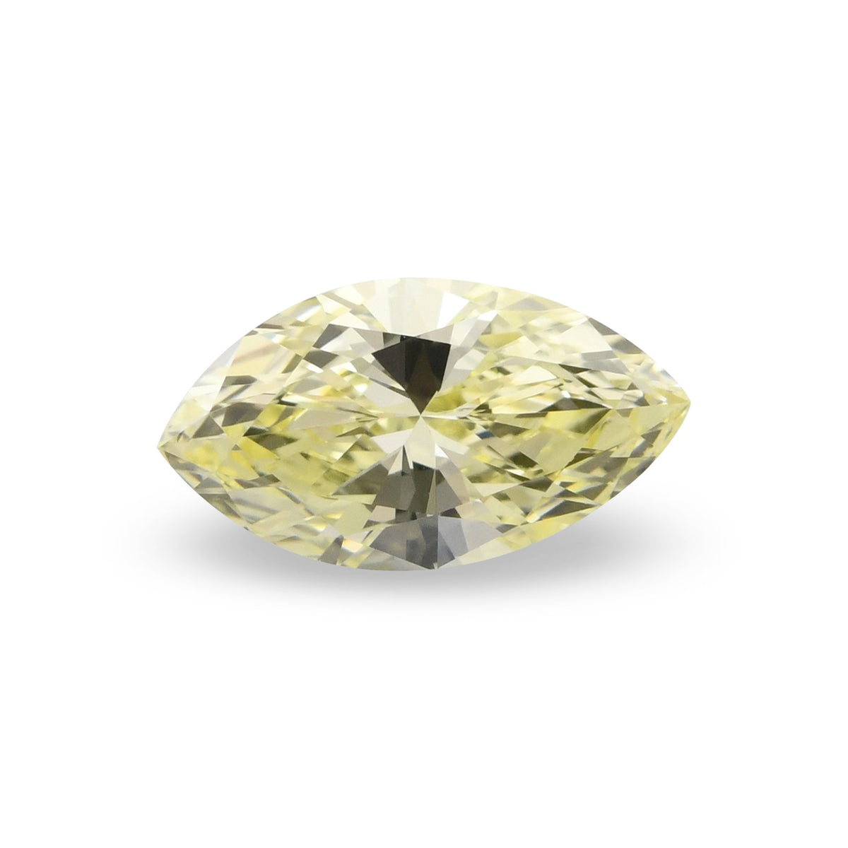 0,81 Karat Fancy Light Yellow Marquise Diamant VVS2 GIA