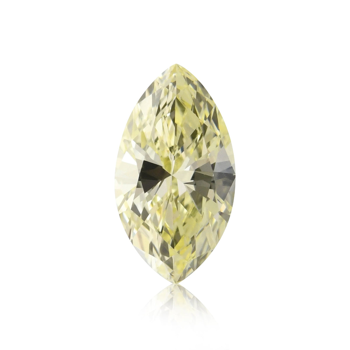 0,81 Karat Fancy Light Yellow Marquise Diamant VVS2 GIA