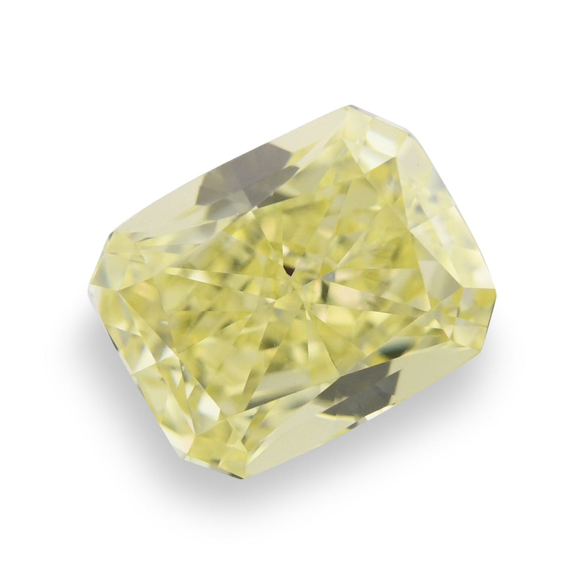 0,80 Karat Fancy Yellow Radiant VS1 GIA