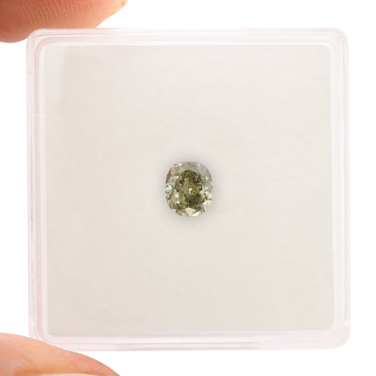0,45 Karat Chamäleon-Kissen-Diamant (I1) GIA