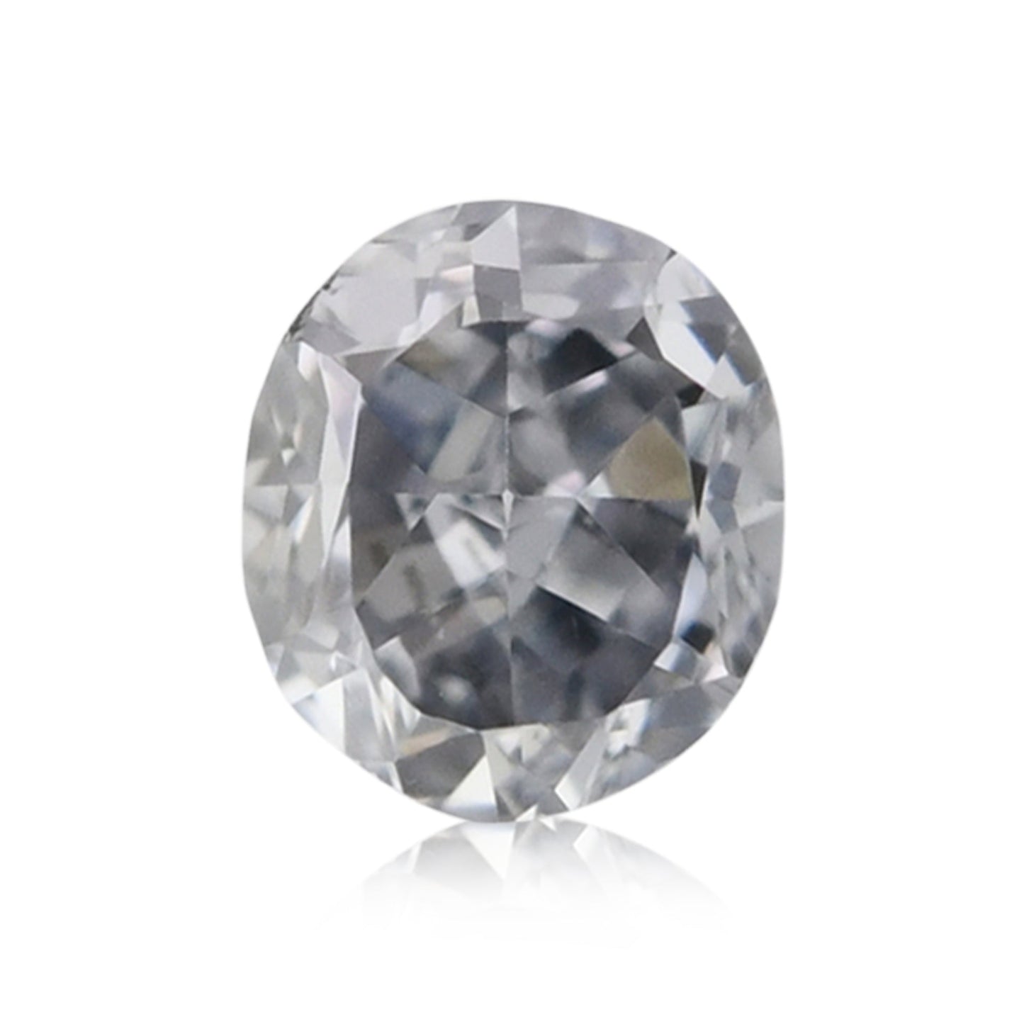 0,08 Karat Fancy Gray Violet Ovaler Diamant (VS1) GIA