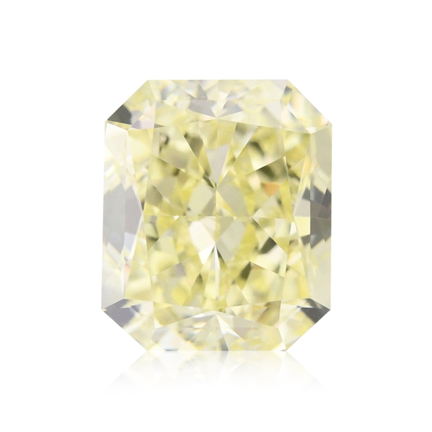 1,96 Karat Fancy Light Yellow Radiant VVS1 GIA